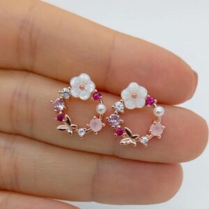 floral earring